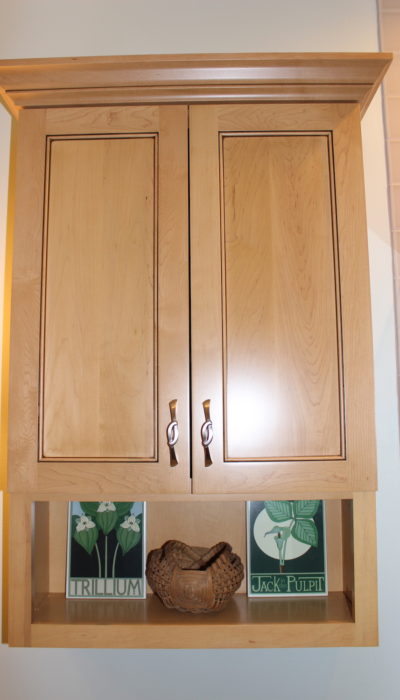 Kitchen cabinet detail.